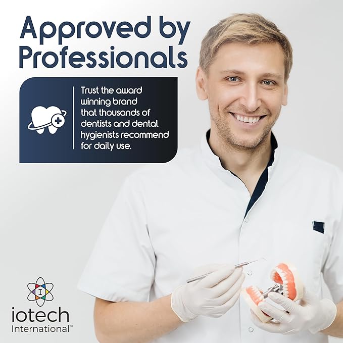 ioRinse Ultra is The Most Dentist-Recommended Periodontal Rinse of its Kind for Adults and Kids Oral Care and Hygiene. It’s an Alcohol Free, Bad Breath Treatment and Gum Mouthwash with Xylitol. 1L