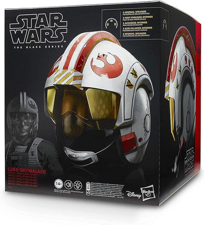 STAR WARS The Black Series Luke Skywalker Battle Simulation Helmet Premium Electronic Roleplay Collectible Full Scale Lights & Sounds