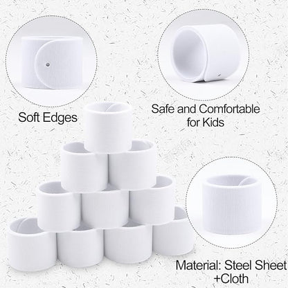 30Pcs Sublimation Slap Bracelets Blank, Slap Bracelets Wristbands for Sunday School Supplies Kids Gifts Birthday Party Favors (Religious)