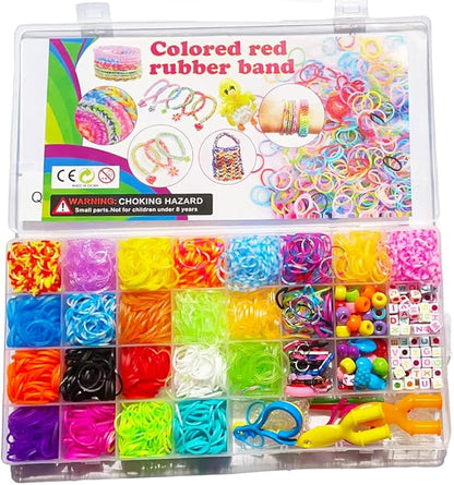 Loom Bracelet Making Set, Rubber Bands Bracelet Kit for Kids, Refill Kit for Girls & Boys, Friendship Bracelets Maker kit Jewelry Making