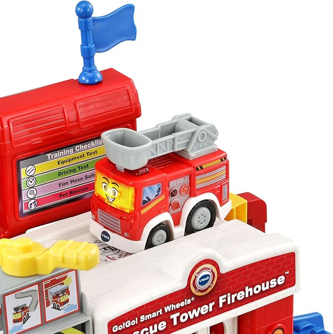 VTech Go! Go! Smart Wheels Rescue Tower Firehouse