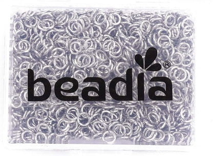 Open Jump Rings Platinum 0.6x4mm 1000pcs for DIY Jewelry Making Supplies