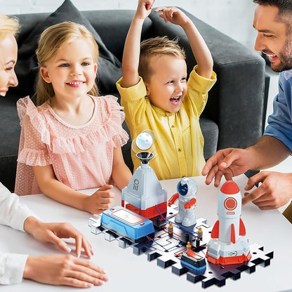 STEAM Electronic Kit, Circuits for Kids, Jr. Electronics Exploration Kit, Kids Circuit Board Building Kit with 25+ Circuits Parts, Engineering Toys | Circuit Kits for Kids Age 8-12