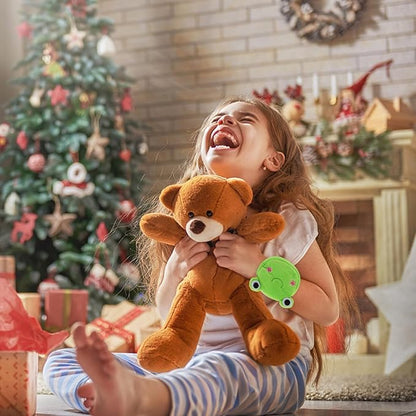 Abaodam Animal Slap Bracelet Coin Purse Frog Slap Bracelet Plush Stuffed Animal Hugger Snap Wristband Wallet for Kids