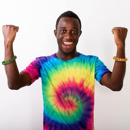 Black History Month Silicone Bracelets February Bracelets Black History Month Wristbands Black Freedom Day Bracelets Black History Month Gifts Stuffers for Adults