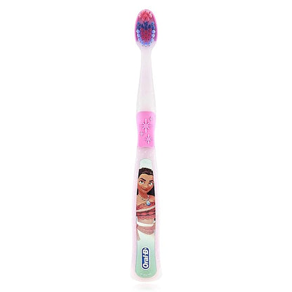 Oral-B New Princess Toothbrush for Little Girls, Children 3+, Extra Soft, Characters Vary - Pack of 6 (Characters Vary)