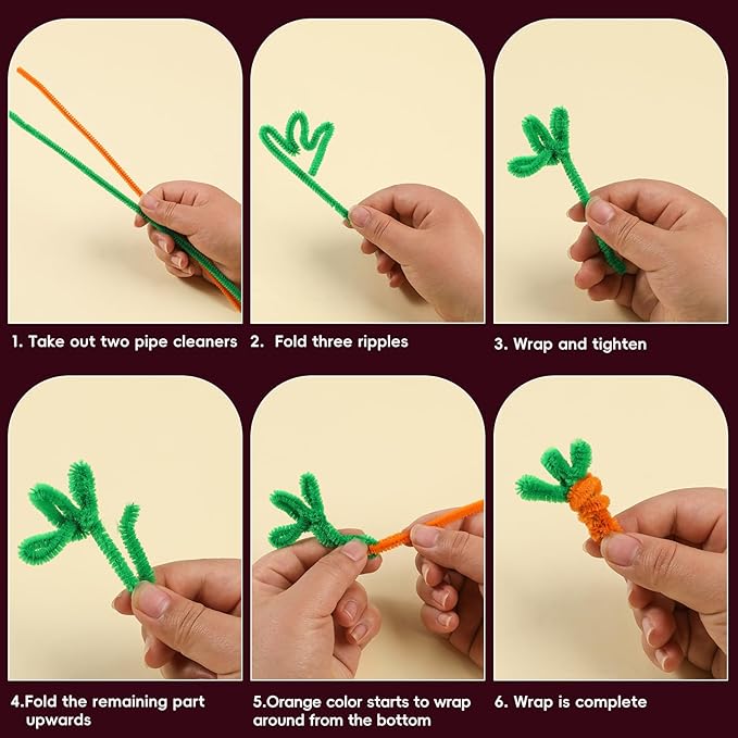 200 Pcs Pipe Cleaners Chenille Stems, Wine Red Pipe Cleaners, 11.8inch Long Craft Pipe Cleaner Bulk for Flowers Making, Mother’s Day DIY Art Crafts Decorations Supplies (Wine Red)