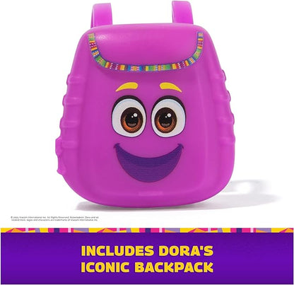 Dora, Best Friends Dora & Boots Set, 6-inch Doll with Clothes, Backpack & Boots Toy Figure, Kids Toys for Girls & Boys Ages 3 and Up