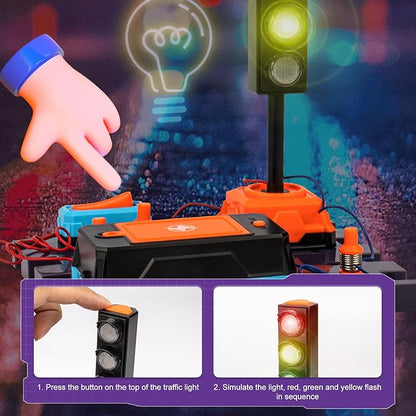 Electronic Kits for Kids, Circuits Jr. Electronics Exploration Kit, STEM Circuits for Kids 8-12, Electrical Circuit Board Engineering Kit, Suitable as an Educational Gift for Kids 8-12