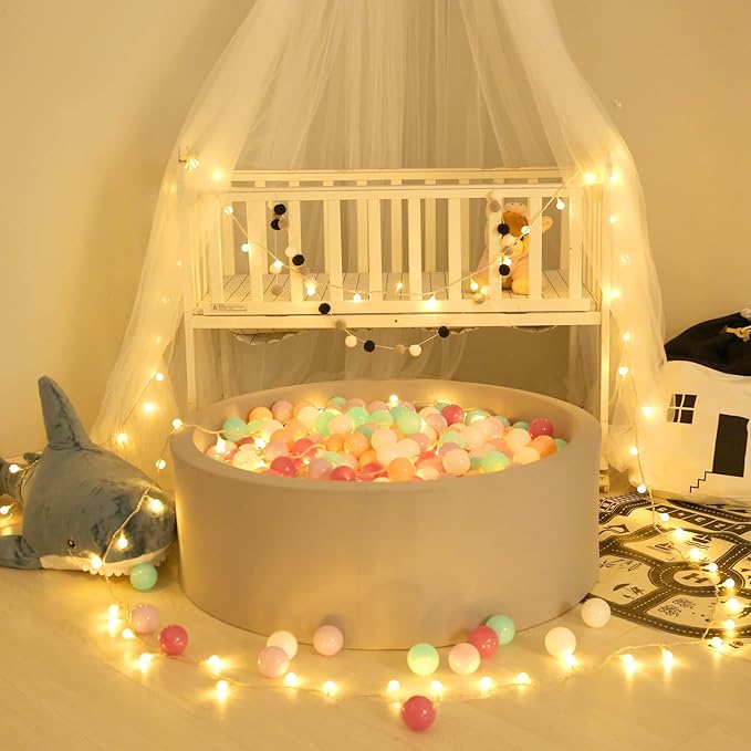 GOGOSO 100 Ball Pit Balls - Pink Soft Plastic Balls Phthalate Free BPA Free Play Balls for Ball Pool Birhtday Party Girls Kids with Storage Bag, 2.15inches