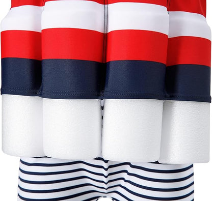 Baby Kids Floatation Suit Float One-Piece Swimwear Buoyancy for Girls Boys 1-8Years