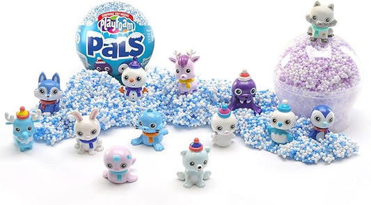 Educational Insights Playfoam Pals Snowy Friends, Party Pack of 12, Sensory, Shaping Fun, Ages 3+
