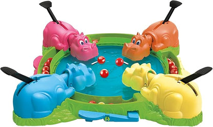 Hungry Hungry Hippos Game for Preschoolers | Instant Marble Relaunch, Easy Set-Up & Storage| Ages 4 and Up | 2 to 4 Players | Kids Games