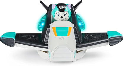 Paw Patrol, Jet to The Rescue Everest Deluxe Transforming Vehicle with Lights and Sounds