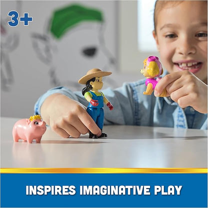 Paw Patrol Skye, Farmer Yumi & Piggie Figures, Kids Toys for Boys and Girls Ages 3 and Up