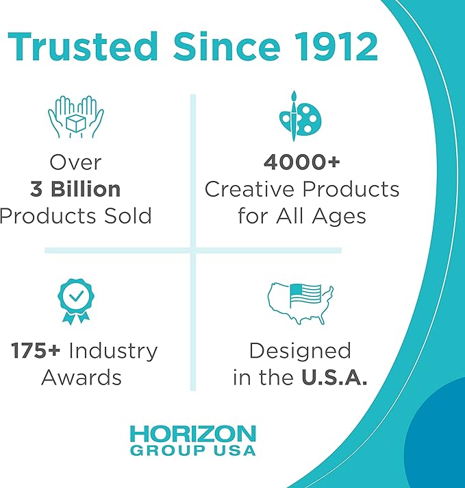 Horizon Group USA 10-Pack of Suncatcher Paint Pens, 10ML Each, 10 Colors, for Kids, Supplies for Painting Suncatchers, Window Art Paint Refill, Arts and Crafts