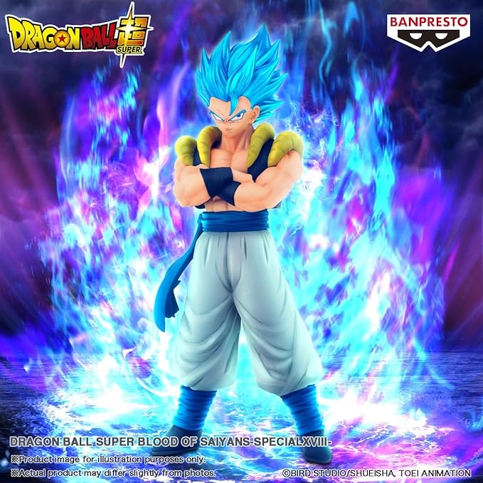 Banpresto - Dragon Ball Super - Super Saiyan God Super Saiyan Gogeta (Special XVIII), Bandai Spirits Blood of Saiyans Figure