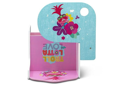 Delta Children Chair Desk with Storage Bin, Trolls World Tour