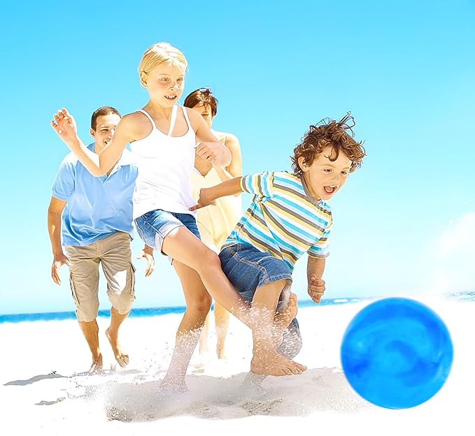 3 otters 6PCS Playground Balls, 8.5 Inche Inflatable Bouncy Balls with Pump, Kickball DodgeBalls, for Kids Indoor Outdoor Plays, Sports