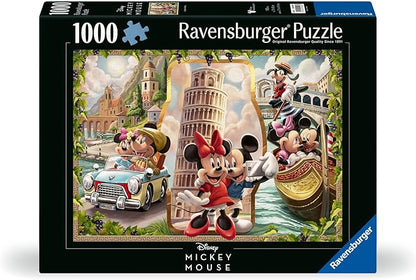 Ravensburger Disney Vacation Mickey & Minnie 1000 Piece Jigsaw Puzzle for Adults - 12000498 - Handcrafted Tooling, Made in Germany, Every Piece Fits Together Perfectly