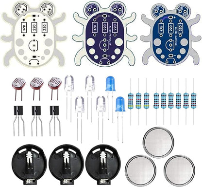 Learn to Solder Kits-Weevil Eyes (Black-B.Y.P)