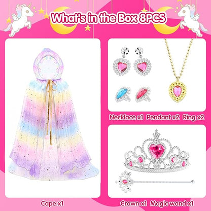 Kids Makeup Kit Girl Toys for Gifts - Gift Makeup for Kids & Washable Makeup Girls Princess Birthday Gift,Kids Play Make Up Set Makeup Vanities for Girls Toys Age 4 5 6 7 8 9