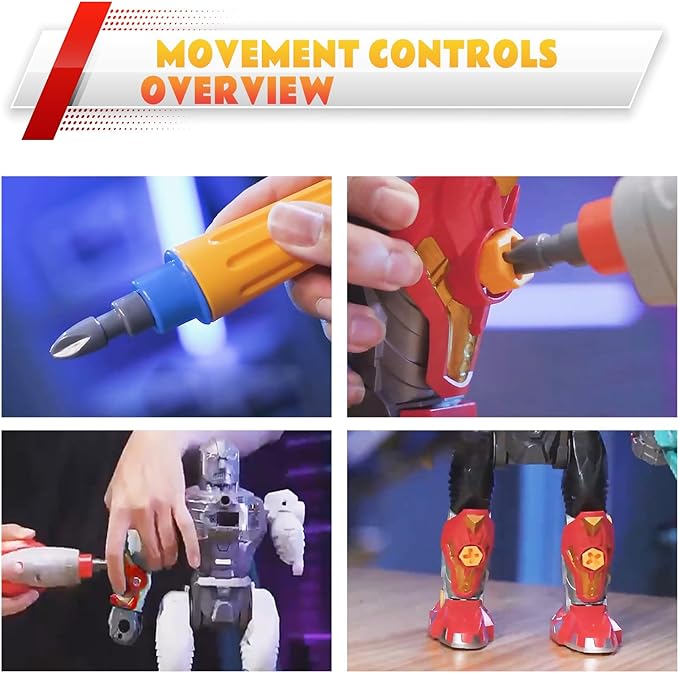 Take Apart Robot Toys for Boys, Robot Toys for 4-6 Years Old Boys, Robot Toys with Sounds, Christmas Birthday Gifts for Kids 5-12, Assembly Set with Drill