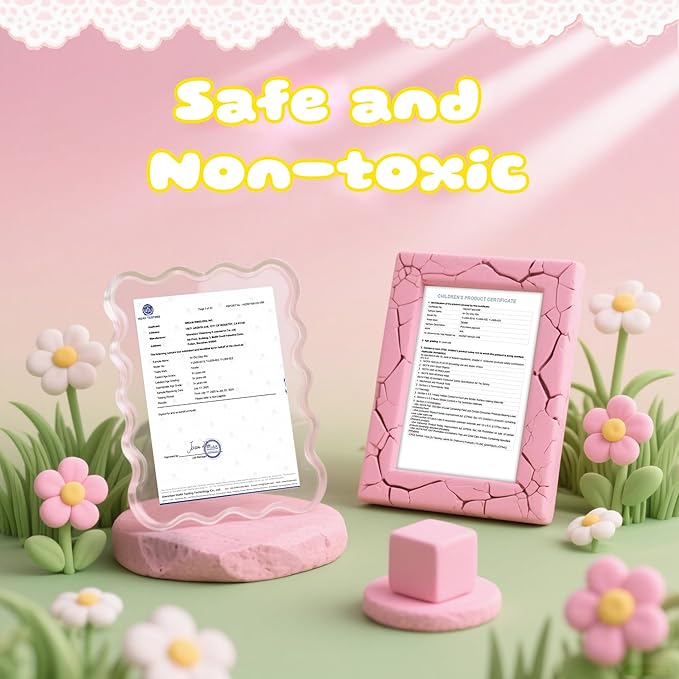 Air Dry Clay Kit, 12 Cakes Modeling Clay for Kids, Model Magic with Sculpting Tools and Tutorials, Safe & Non-Toxic, DIY Arts & Crafts School Projects, Home Party Favors for Boys & Girls