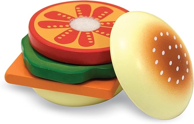 Melissa & Doug Wooden Sandwich-Making Pretend Play Food Set