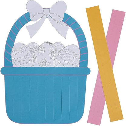 Fun Express Color Your Own Weaving Easter Basket Craft Kit