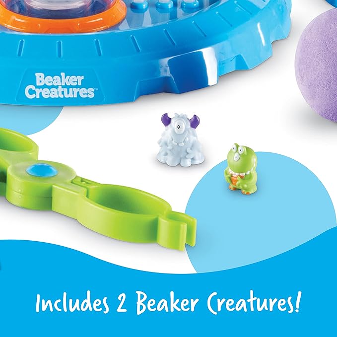 Learning Resources Beaker Creatures Liquid Reactor Super Lab,Ages 5+,15 pieces, Homeschool, STEM, Science Exploration Toy, Science Kit