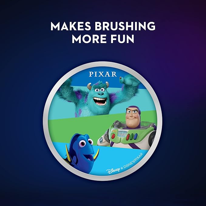Oral-B Kid's Battery Toothbrush Featuring Disney's Buzz Lightyear, Soft Bristles, for Kids 3+