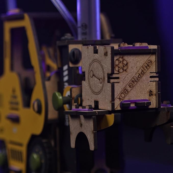 Smartivity DIY Hydraulic Forklift I STEM Toy Car for Kids Age 6-14 I Ideas for Boys & Girls | Science STEM Kit for 6,7,8,9,10,11,12,13,14 YearsI Wooden Engineering Game