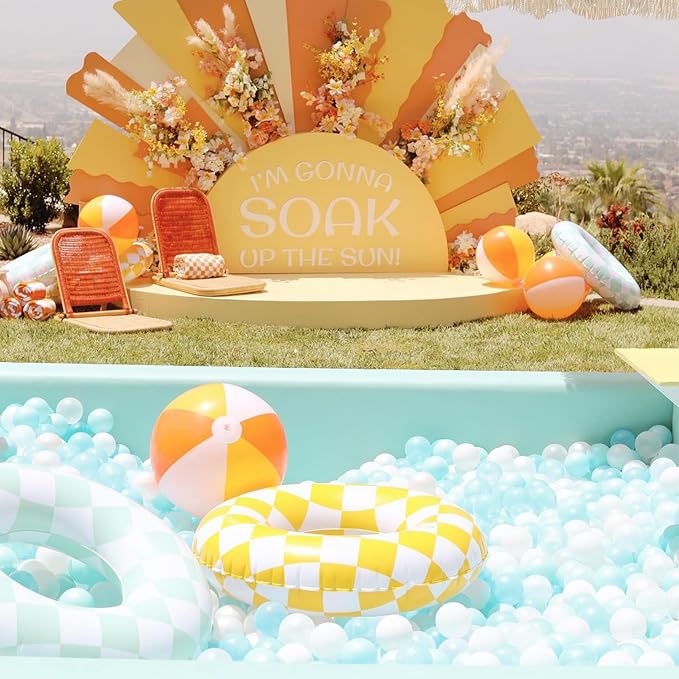 GOGOSO Ball Pit Balls for Toddles, Kids Plastic Balls for BallPit, Pool, Baby Party Accessories, Birthday Decoration 50 100 200 500 1000