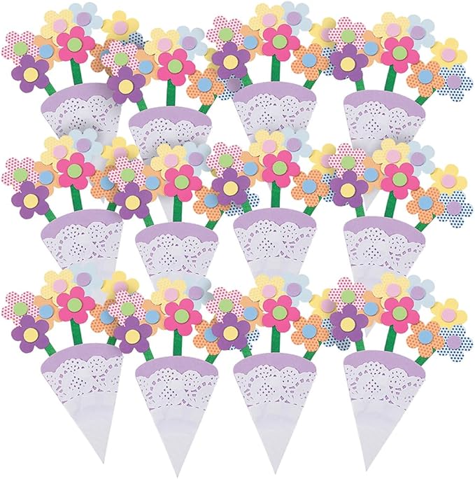 Spring Bouquet Craft Kit - Crafts for Kids and Fun Home Activities