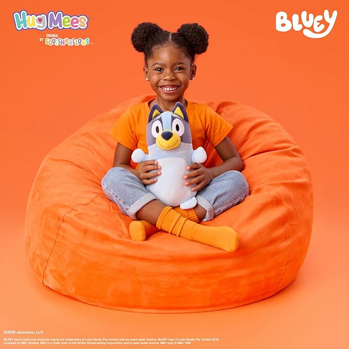Squishmallows Original 10-Inch Bluey HugMees - Medium-Sized Ultrasoft Official Jazwares Plush