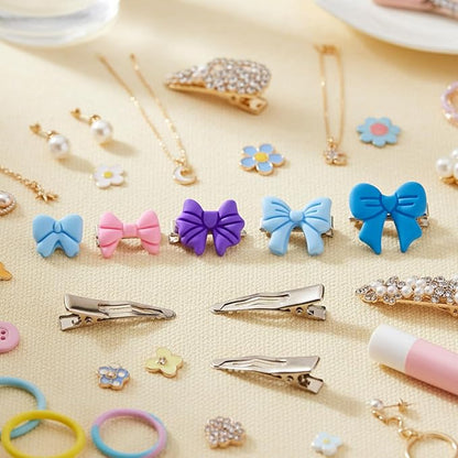5 Pcs Clay Cutters Set, Bow Polymer Clay Cutter, Sweet Ribbon Polymer Clay Earring Tools Conquette Cute Clay Cutters for DIY Earrings Charms Crafts and Jewelry