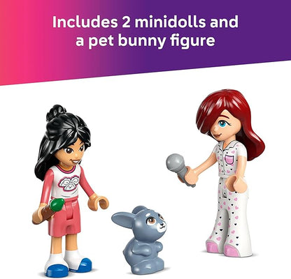 LEGO Friends Paisley's Room Building Toy - Pretend Play Set for Kids, Girls and Boys, Ages 6+ - with 2 Minidolls, Pet Bunny Figure, and Plushie-Style Piece - Gift Idea for Birthdays - 42647