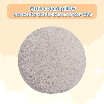 ALIMORDEN Snug-Arch Toddler Couch, Comfy Foam Baby Chair, Ergonomic Toddler Chair with a Snug Embrace Design for Boys and Girls, Light Grey