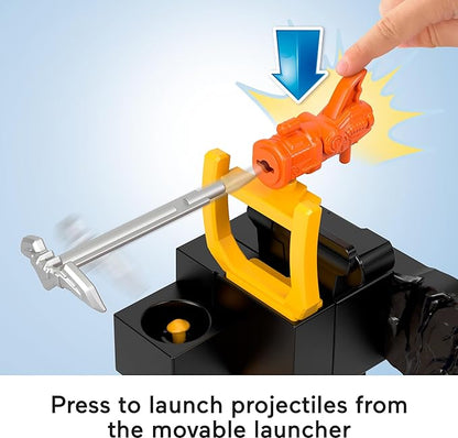 Fisher-Price Imaginext DC Super Friends Batman Toy, Robo Command Center Playset & Figures, Detachable 10-inch Robot for Kids Ages 3+ Years