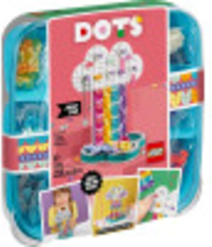 LEGO DOTS Rainbow Jewelry Stand 41905 DIY Craft Decorations Kit, A Fun Toy for Kids who Like Creating Arts and Crafts Bedroom Decor Accessories (213 Pieces)