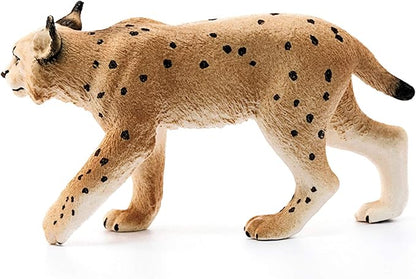 Schleich Wild Life, Realistic North American Forest Animal Toys for Kids, Lynx Toy Figurine, Ages 3+
