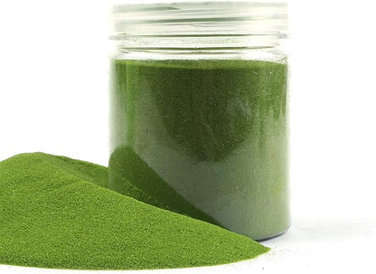 Shiny Stone Colorful Sand,Rainbow Sand,Art Sand,Colored Sand,Craft Sand,Decorative Wedding Vibrant Sand, 250g/0.55lbs/8.81oz for Kids Creativity Wedding Succulent Terrarium Vase (Grass Green)