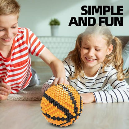 Basketball Building Block Set, Adults challenging STEM Block Decorations, Miniature 3D Educational Toys for Ages 14 and Above, (579 Pieces)