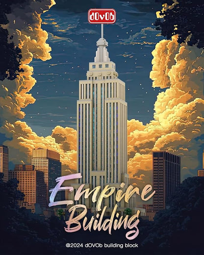 dOvOb Architecture Empire Building Micro Blocks Set（3819PCS） - World Famous Architectural Model Toys Gifts for Kid and Adult