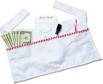 Melissa & Doug Star Diner Restaurant Play Set (41 pcs) - Pretend Play Food, Restaurant Toy Set With Cookware, Utensils For Kids, Diner Playset for Kids And Toddlers, Ages 3+