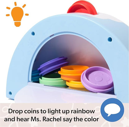 Ms. Rachel Official Electronic Rainbow Color Sorter with Lights, Music & Sounds, 7 Colors, Educational Toys & Toddler Toys for Girls & Boys Ages 1-2+