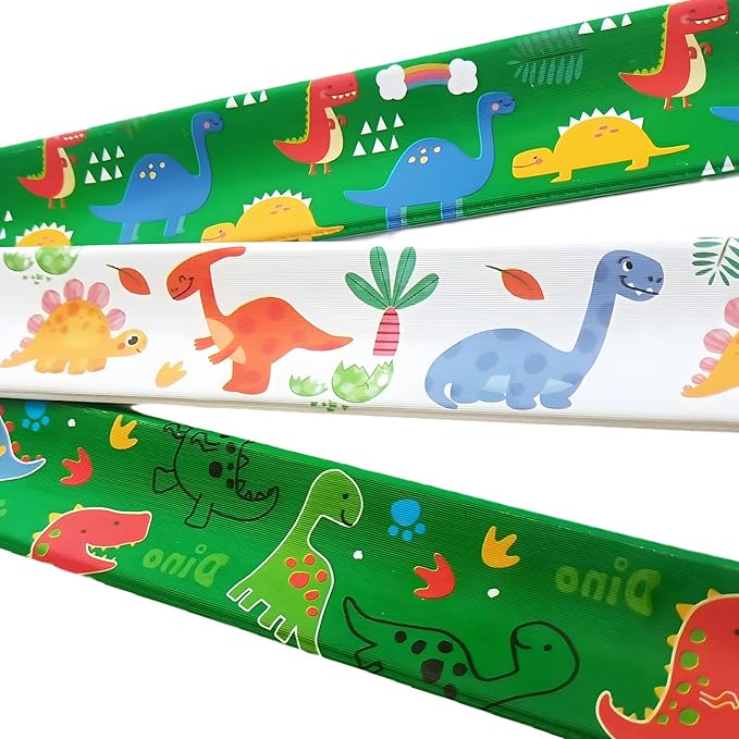 24Pcs Dinosaur Slap Bracelets Cute Cartoon Snap Bracelet Wristband for Party Favour Bag Filler Bulk Snap Bands for School Prizes/Exchanging Gift/Christmas/Easter/Thanksgiving/Birthday Gifts