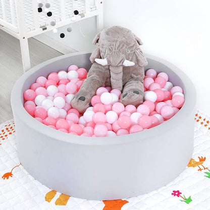 GOGOSO Ball Pit Balls for Toddles, Kids Plastic Balls for BallPit, Pool, Baby Party Accessories, Birthday Decoration 50 100 200 500 1000