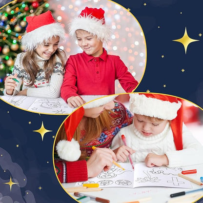 Fulmoon 48 Pcs Coloring Books DIY Art Drawing Book, Books Bulk Party Favors for Goodie Bag Gift Stuffer School Classroom Activity(Nativity)